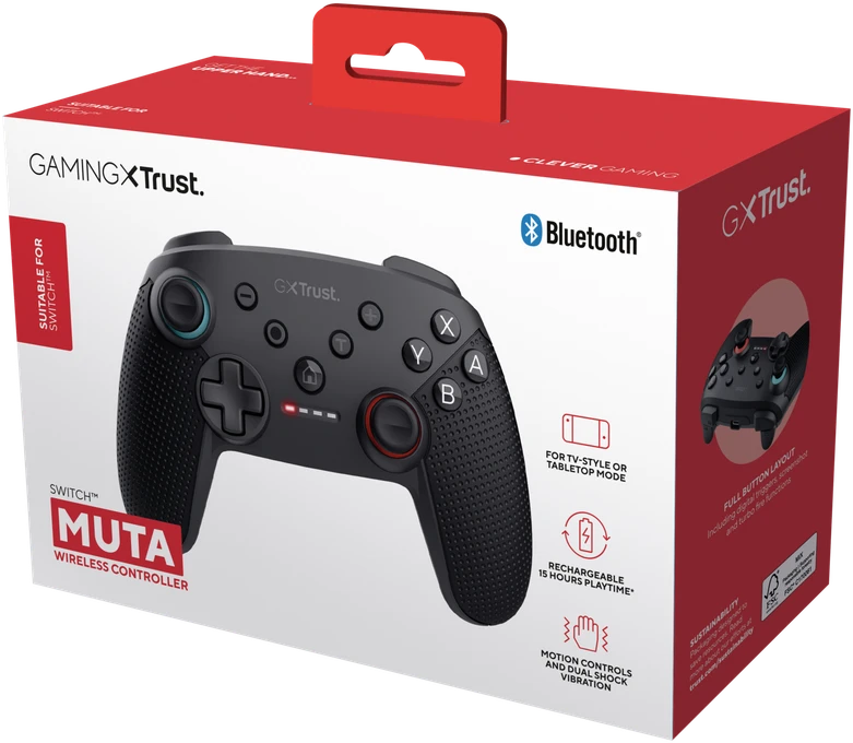 Trust GXT1246 MUTA juodas