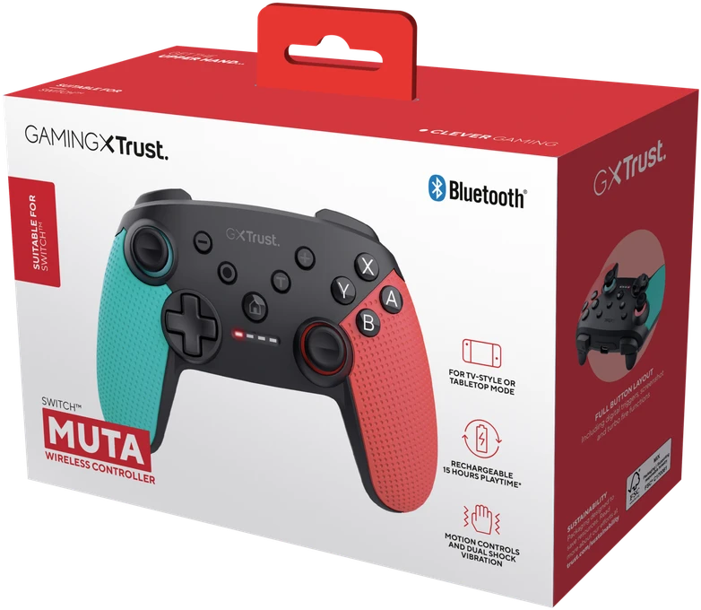 Trust GXT1246B MUTA mėlynas-red