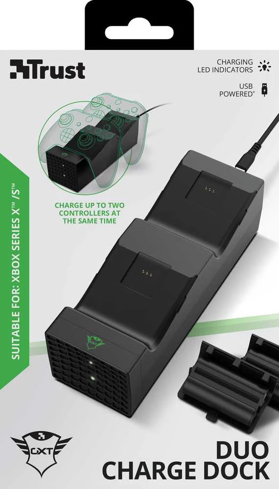 Įkrovimo stotelė Trust Duo Charging Dock – XBOX Series X / S