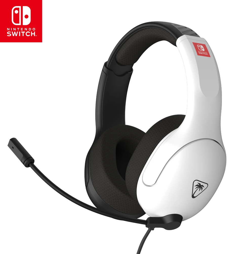 Turtle Beach | Ausinės | Airlite Fit Nintendo Switch | su laidu | Over-Ear | Mikrofonas | Juodas/Baltas