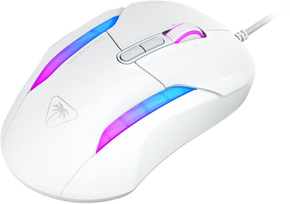 Turtle Beach Kone II Laidinė ergonominė RGB žaidimų pelė | Balta