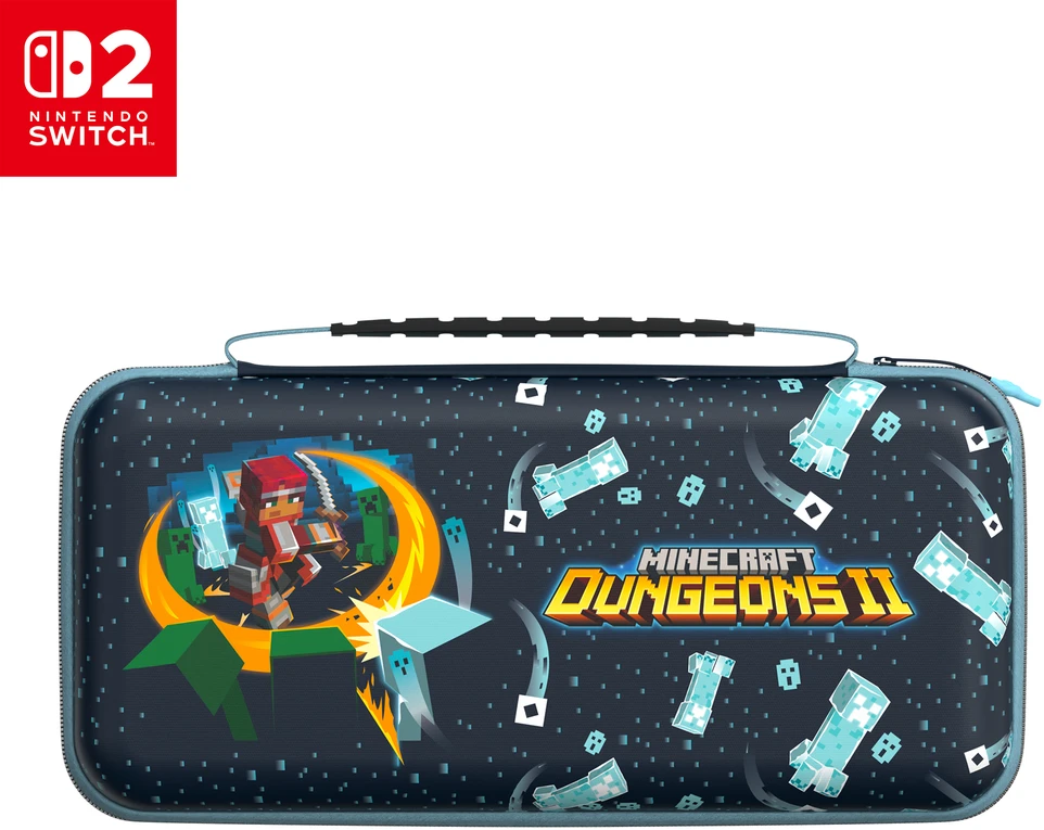 Turtle Beach PlayTrek kelioninis dėklas Nintendo Switch 2 Minecraft Dungeons II