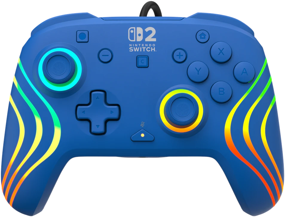 Turtle Beach Afterglow Wave laidinis žaidimų pultelis | Mėlynas | Switch 2