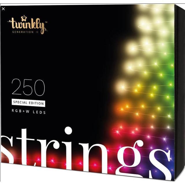 Twinkly stygos 250L 5mm RGBW permatomos|Twinkly