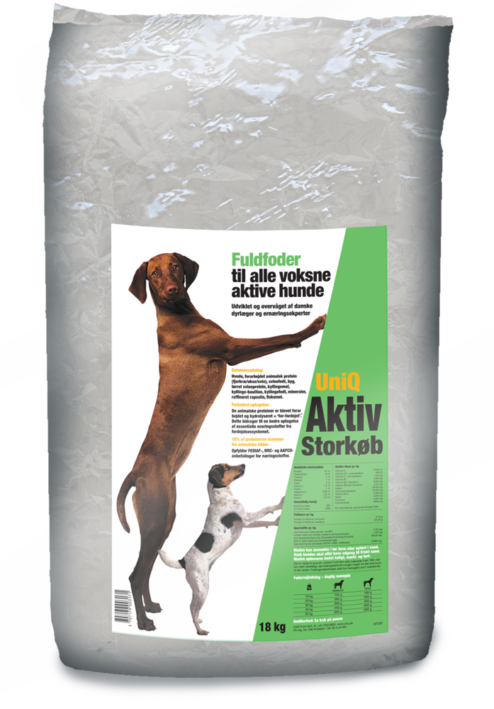 UniQ - aktyvus tūrinis kiekis - 18 kg