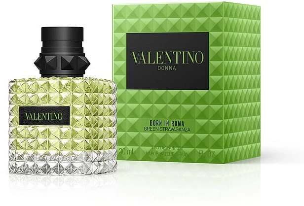 Valentino Donna Born In Roma Žalias Stravaganza EDT tualetinis vanduo moterims, 30 ml