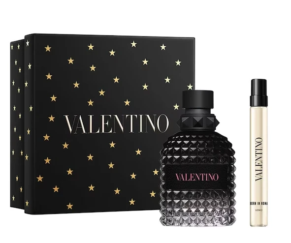 Set Valentino: Born In Roma Eau De Toilette For Men, 100 ml + Born In Roma Eau De Toilette For Men, 10 ml