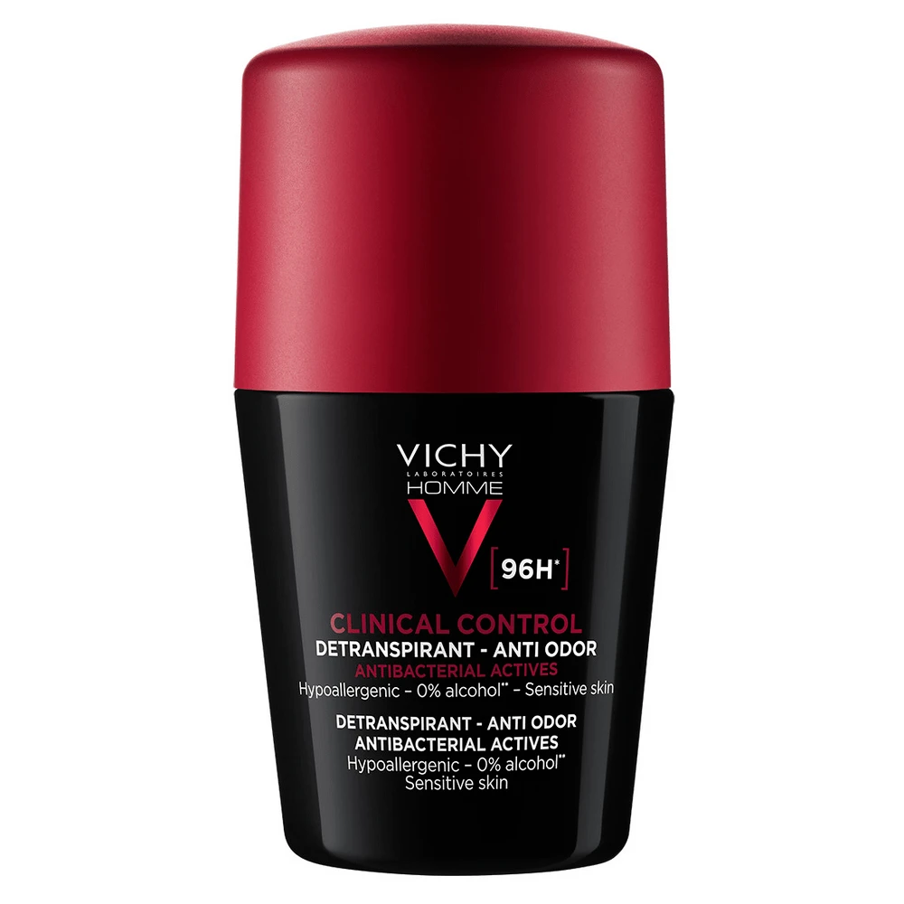 Vichy Homme Clinical Control 96H Detranspirant Rolle Rutulinis dezodorantas vyrams, 50 ml