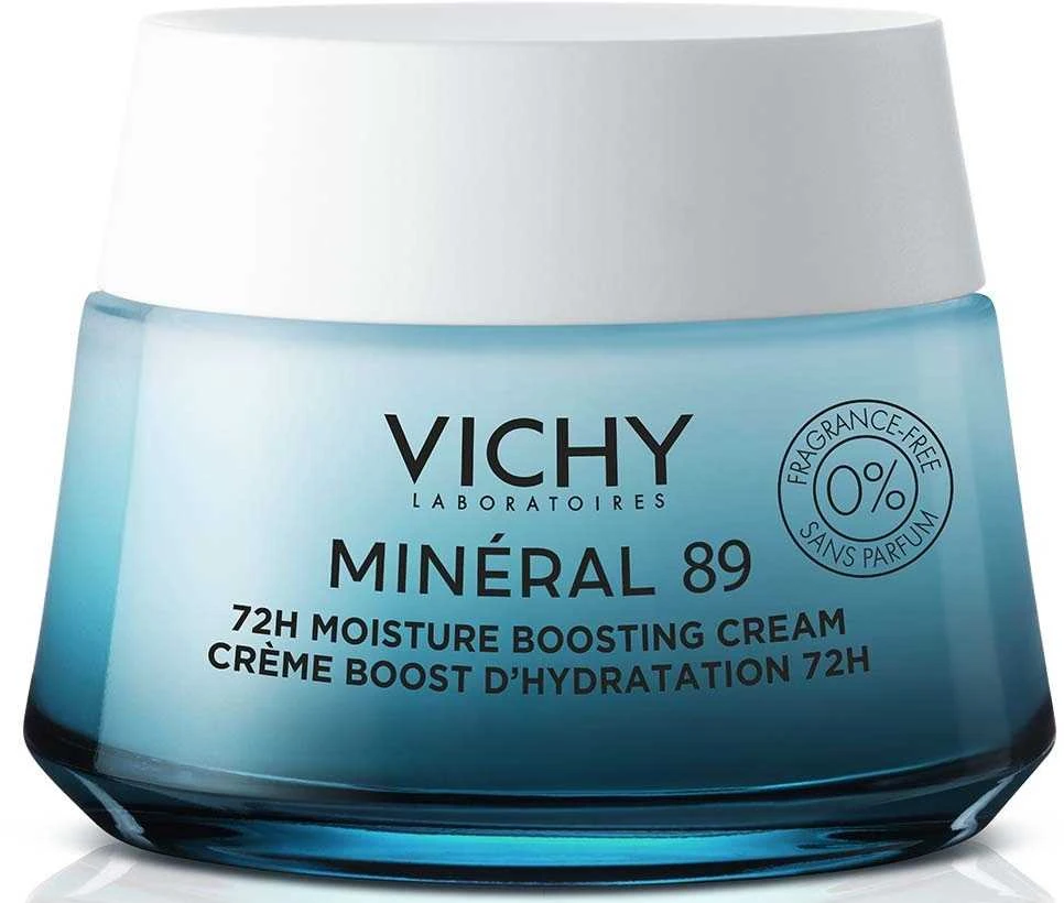 Vichy Hydra odos kremas be kvepalų Minéral 89 (72H Moisture Boosting Kreminis) 50 ml