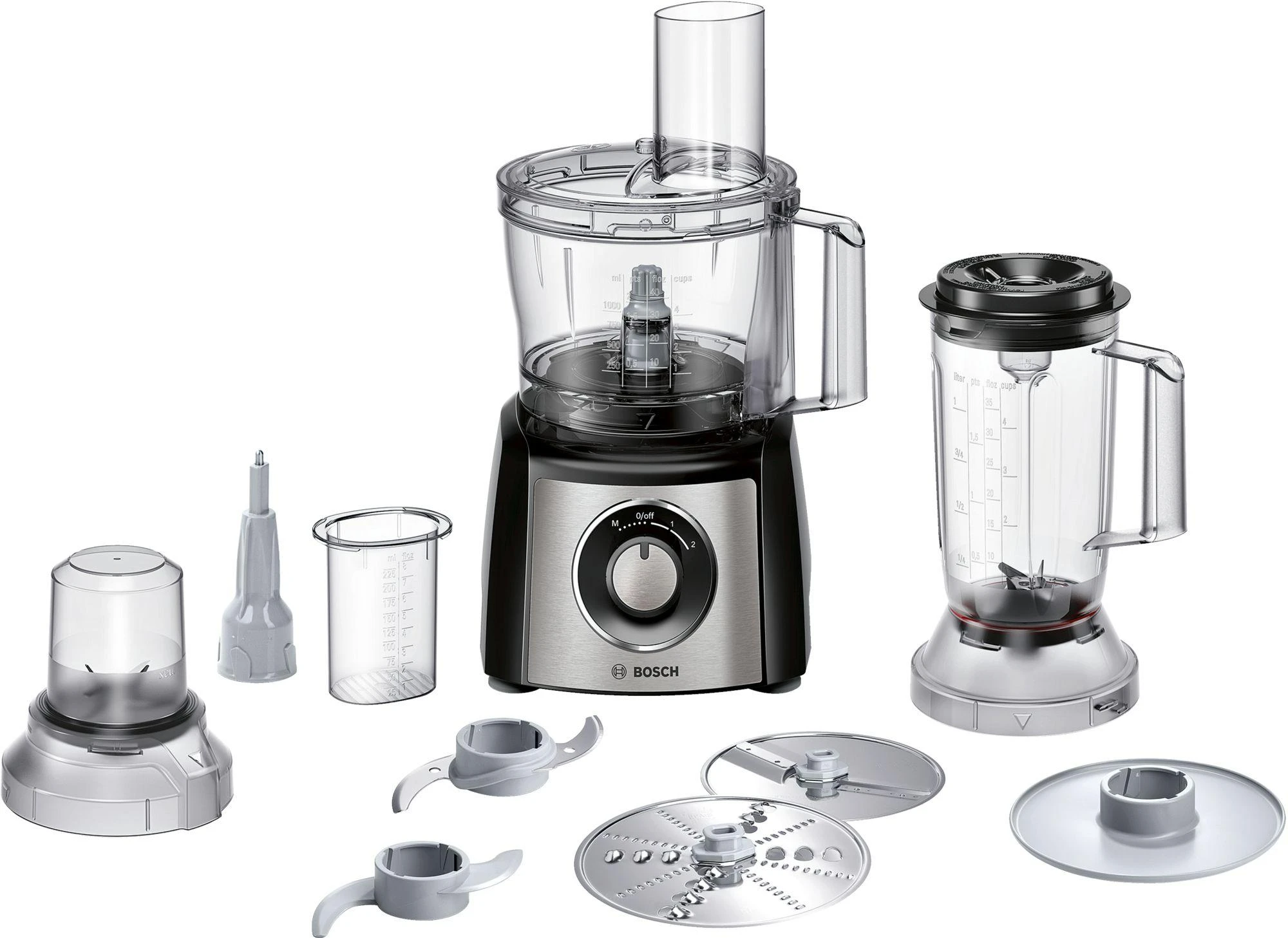 Bosch Virtuvės kombainas MultiTalent 3, 800 W, Juodas (MCM3501M)