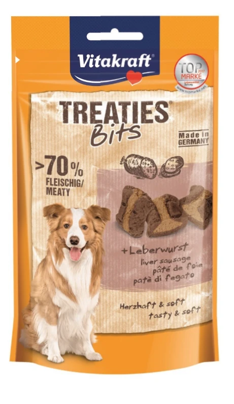 Vitakraft Šunų skanėstas Treaties Bits su kepenėlėmis 120 g