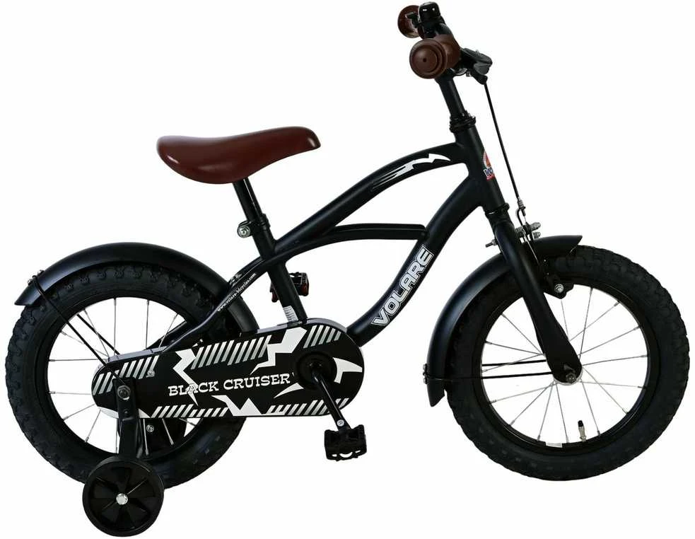 Volare - Vaikiškas dviratis 14'' - Juodas Cruiser (41401)