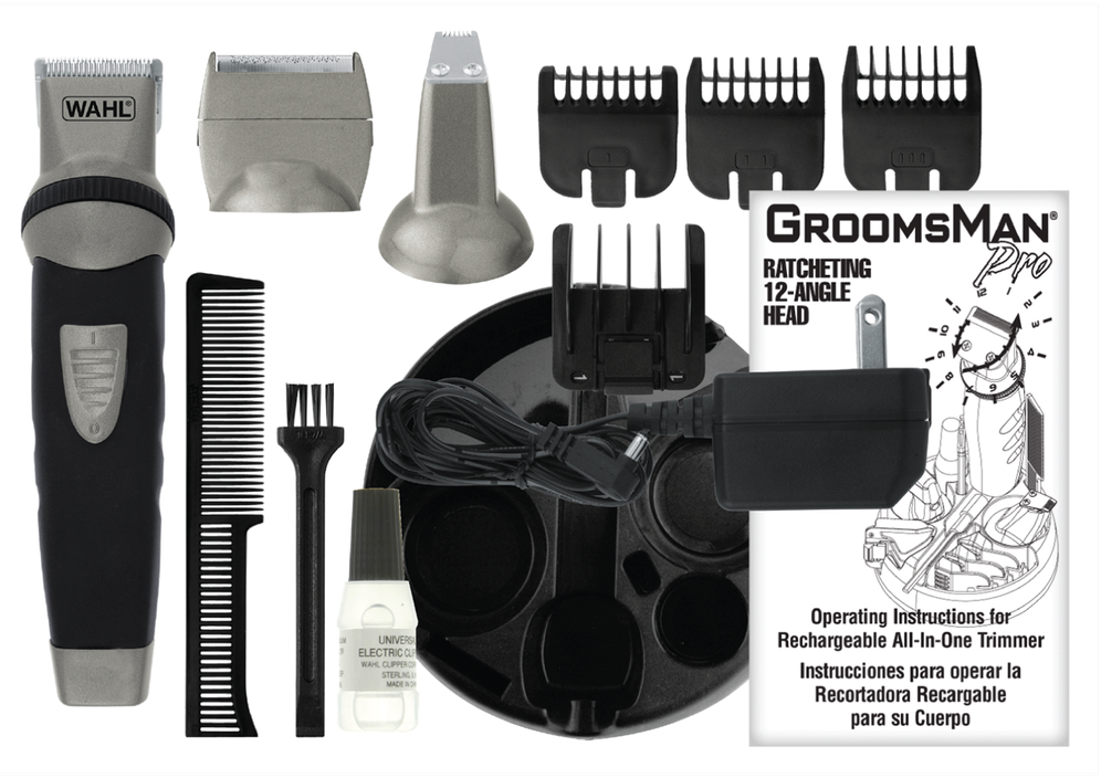 Įkraunama plaukų kantavimo mašinėlė-trimeris Wahl Home GroomsMan Body Trimmer 9953-1016