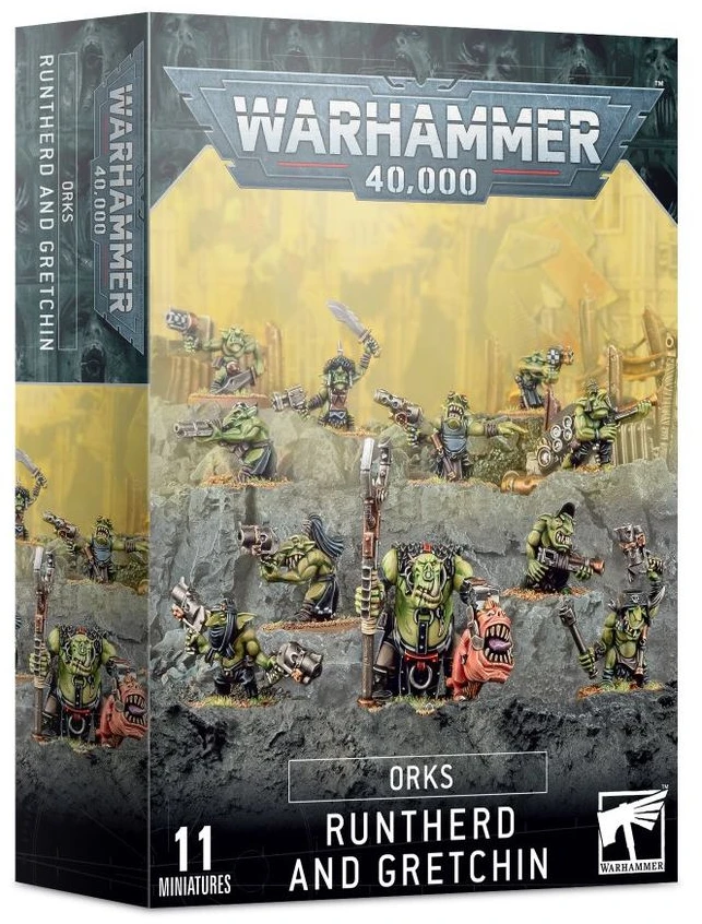 Games Workshop Warhammer 40,000 - Orks: Runtherd and Gretchin