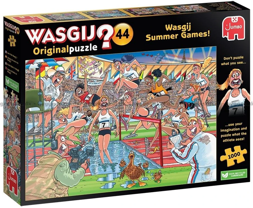 Dėlionė PIECES „Wasgij“ – originalūs 44 vasaros žaidimai (1000 vienetų) (JUM01856)