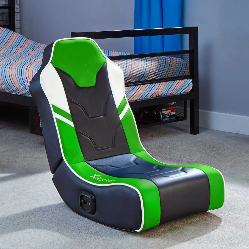 Xrocker Fotel X Rocker X Rocker Shadow Žalias Floor Rocker 2.0