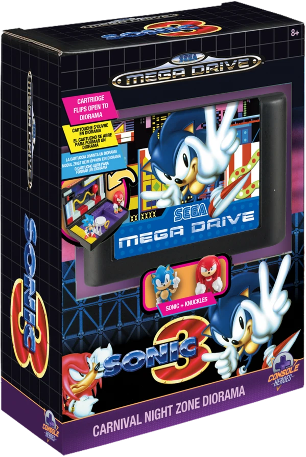 Wilder Toys KONSOLĖS HEROJAI – MEGA DRIVE SONIC 3