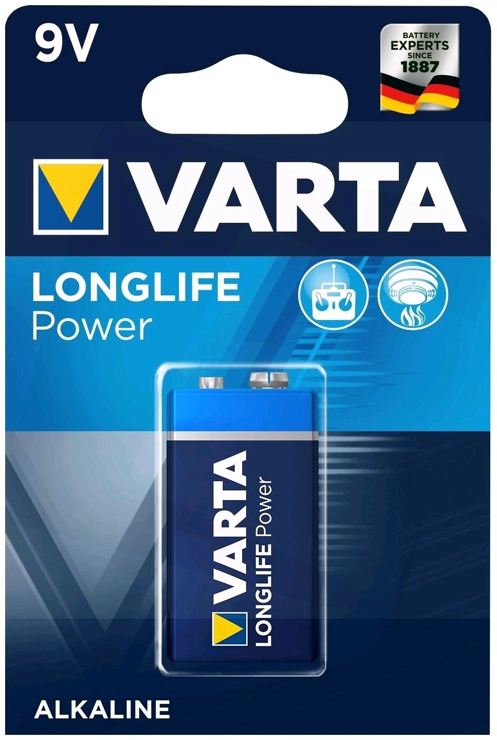 Varta Longlife Power 9V baterija, 1 vnt.