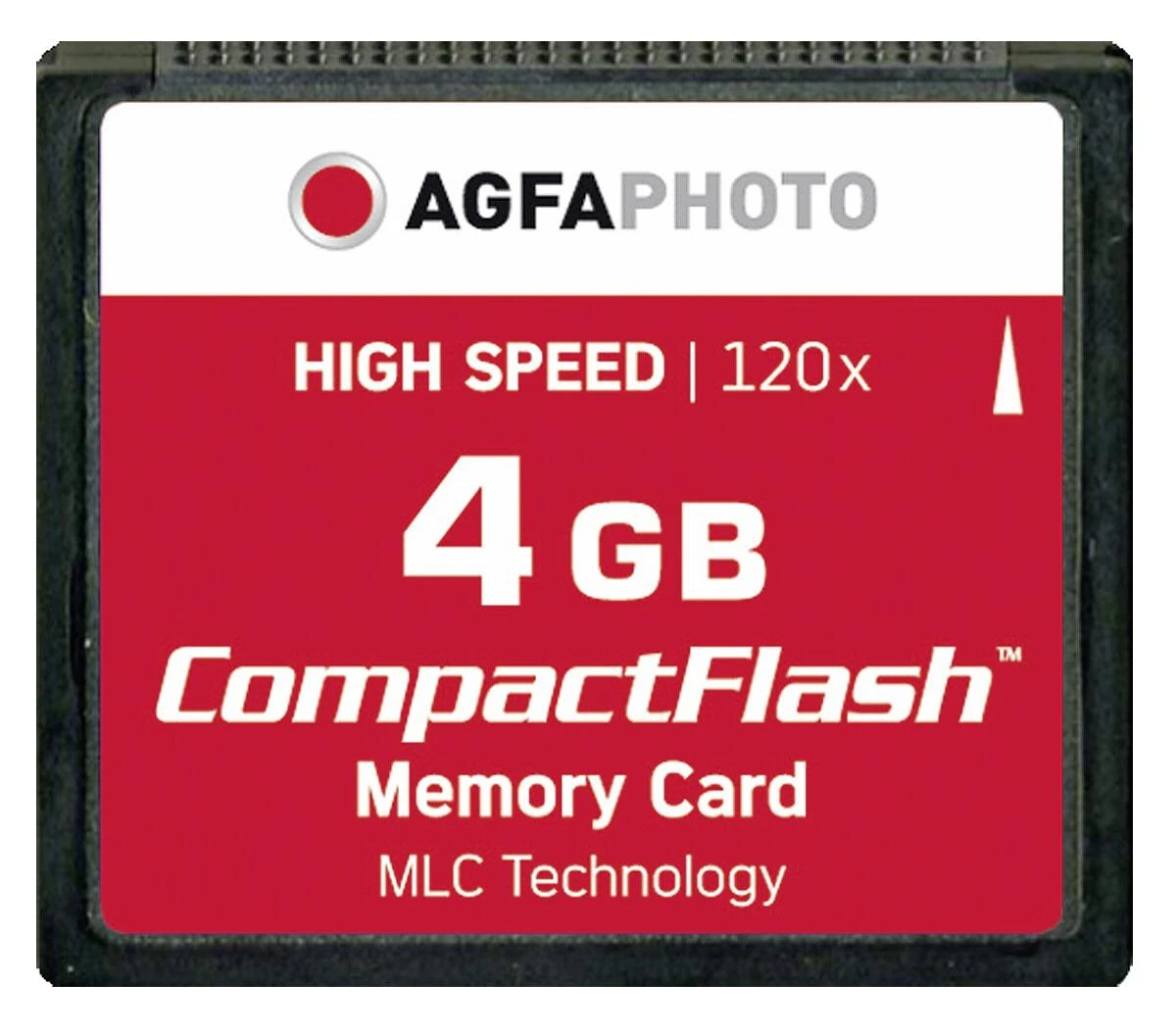 AgfaPhoto Compact Flash 4GB kortelės priekinė pusė