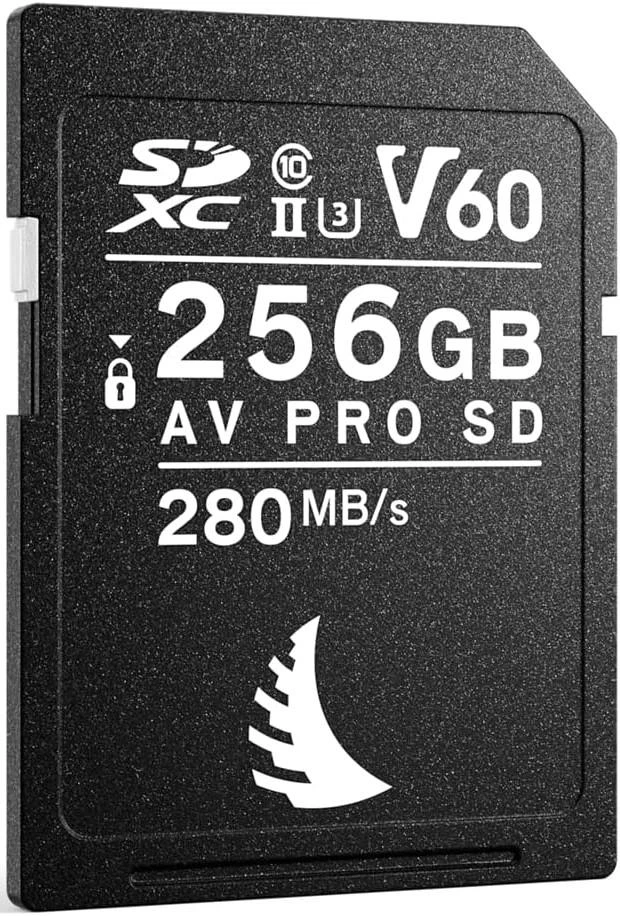 Angelbird AV PRO SD MK2 256GB kortelė iš arčiau