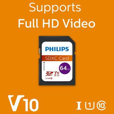 Atminties kortelė „Philips“ SDXC kortelė 64 GB, 10 klasės UHS-I U1