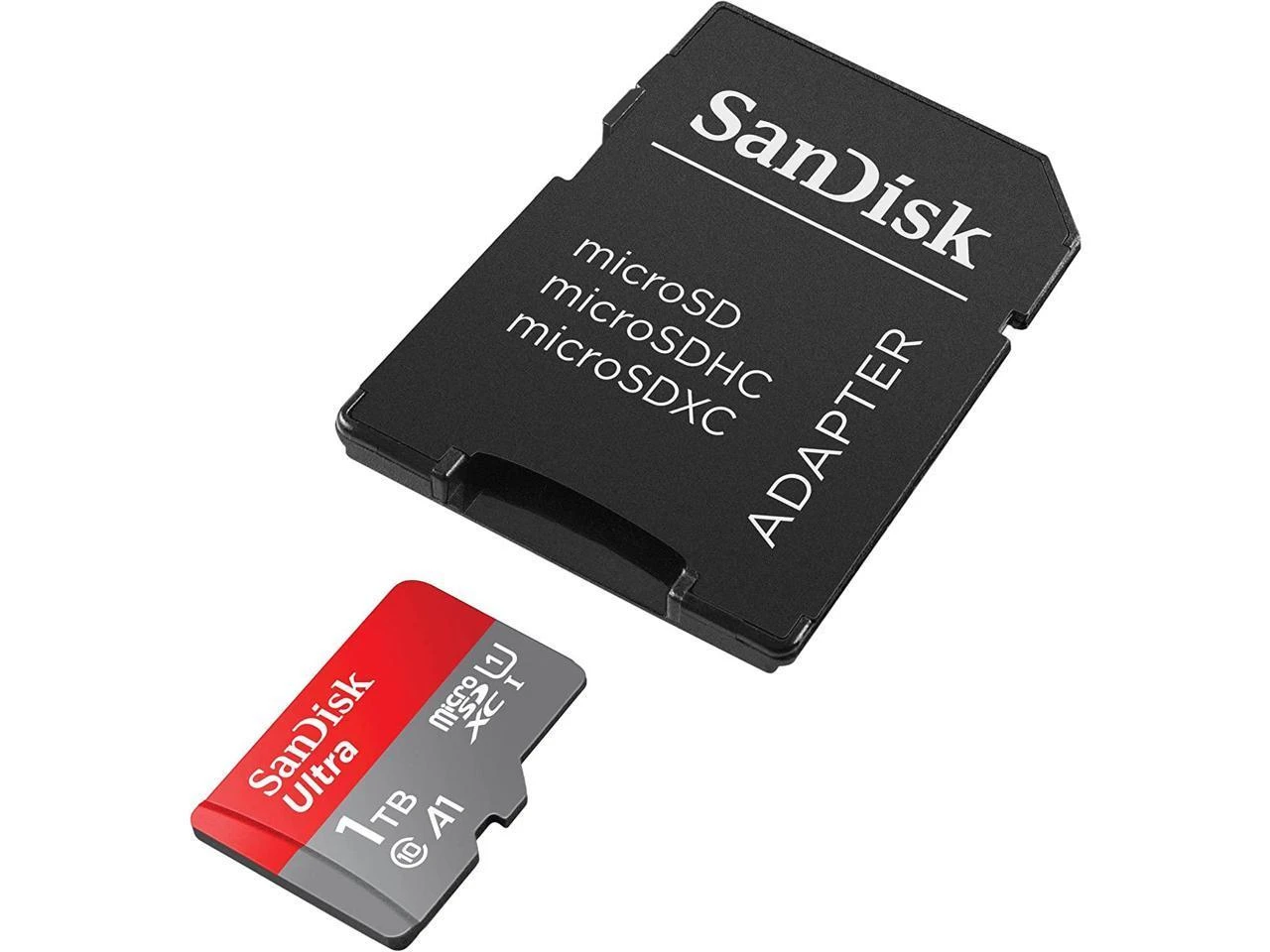 SanDisk Ultra 1TB kortelė su SD adapteriu