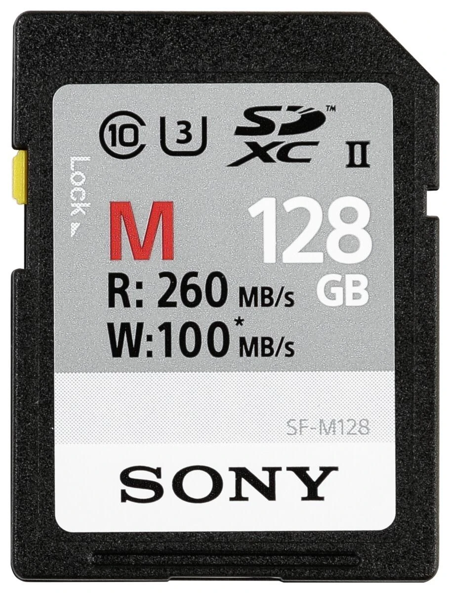 Sony SDXC 128GB atminties kortelė su greičio rodikliais