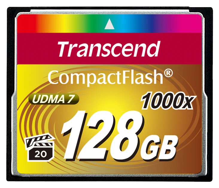Atminties kortelė Transcend Compact Flash 128GB 1000x