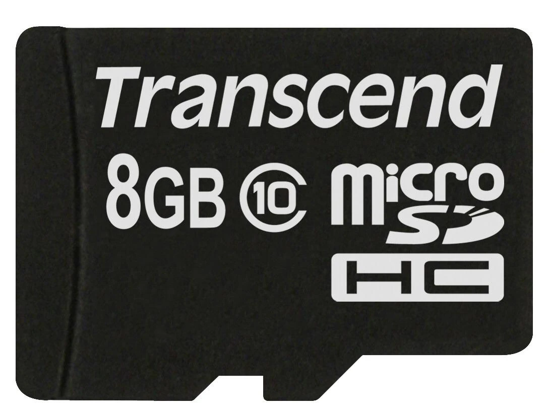 Transcend 8GB MicroSD kortelė 10 klasė