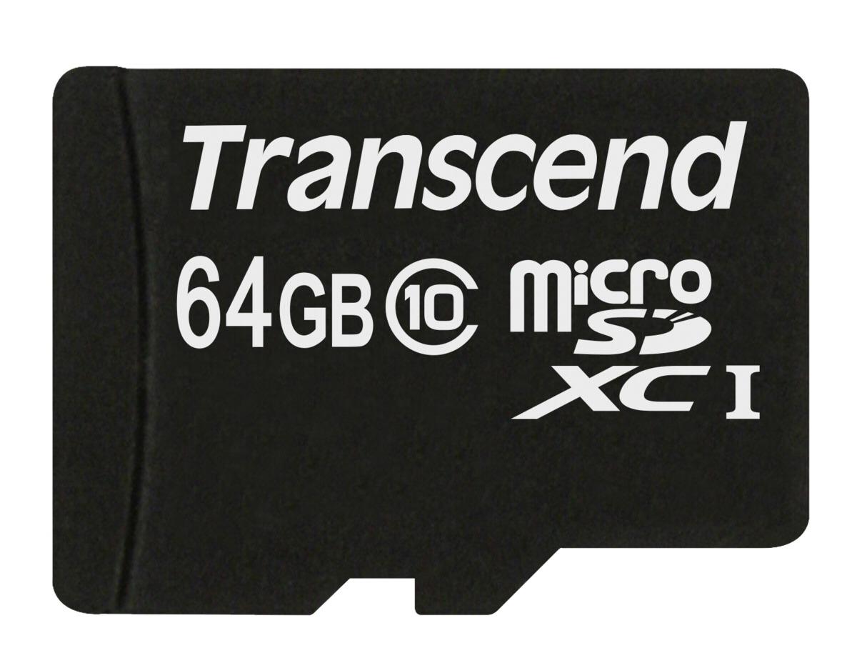 Atminties kortelė Transcend Micro SDXC 64GB Class 10 300x + SD adapteriai