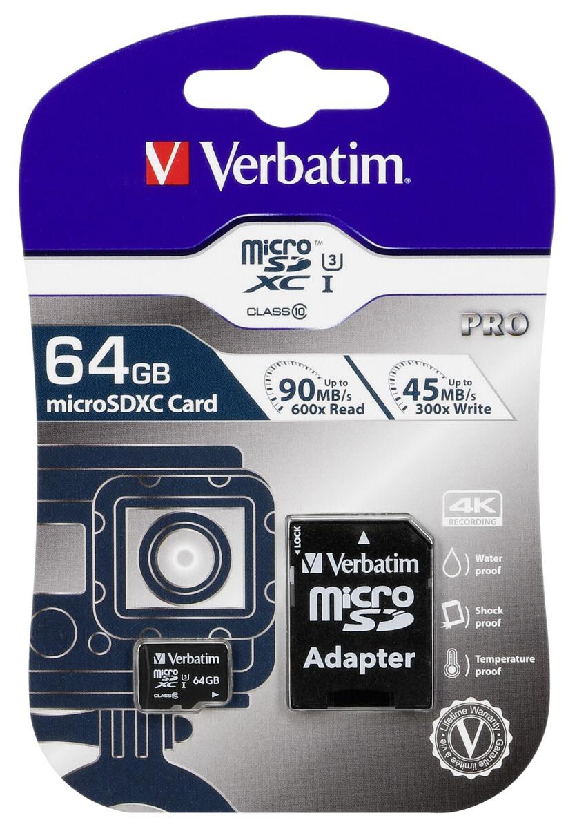 Atminties kortelė Micro SDXC 47042 Verbatim / V47042