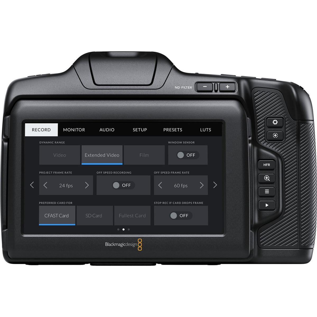 „Blackmagic Design“ „Blackmagic Pocket Cinema Camera 6K Pro“.