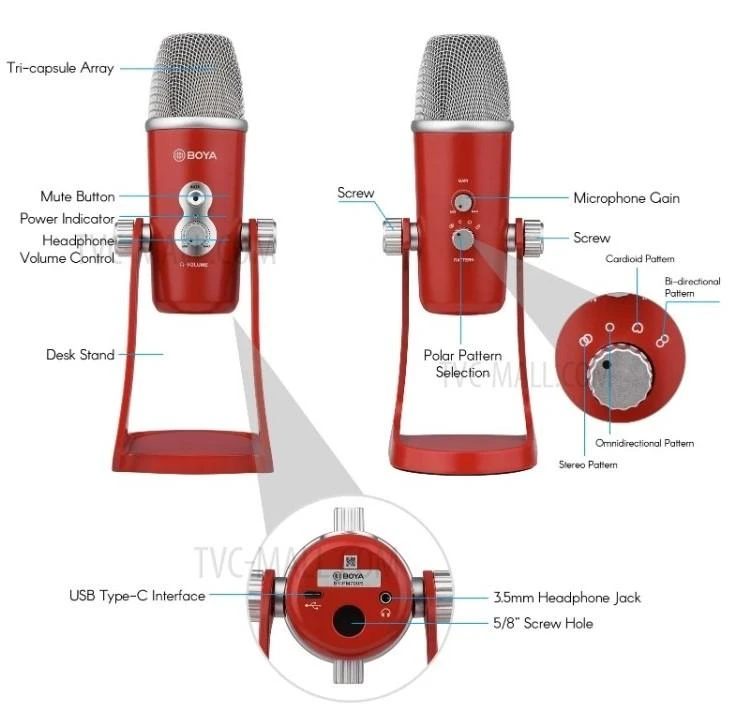 Boya BY-PM700R USB MICROPHONE