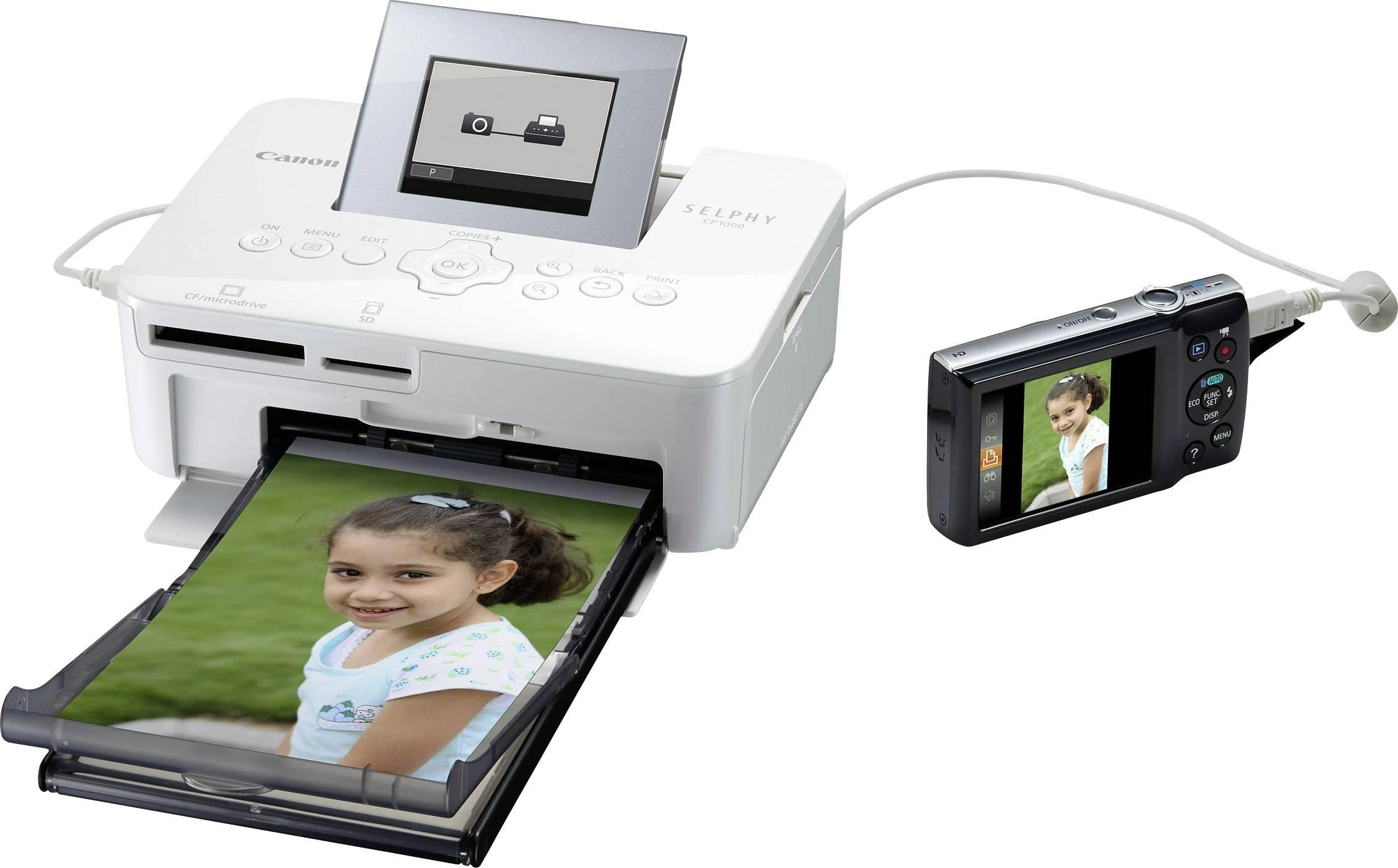 Canon SELPHY CP1000 nuotraukų spausdintuvas Dažų sublimacija 300 x 300 DPI