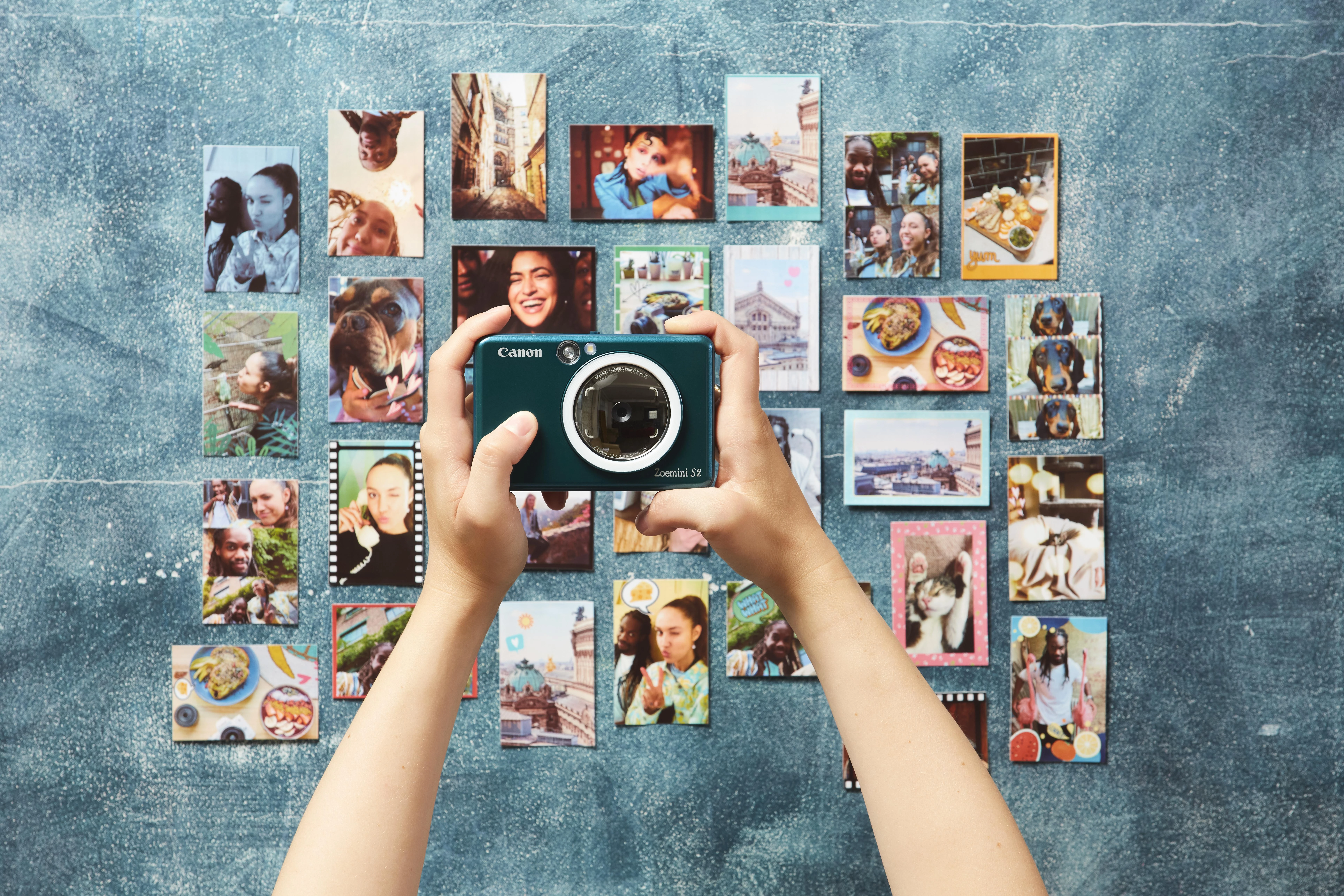 Canon Zoemini S2 mažų nuotraukų spausdintuvas ir fotoaparatas, Perlo baltumo