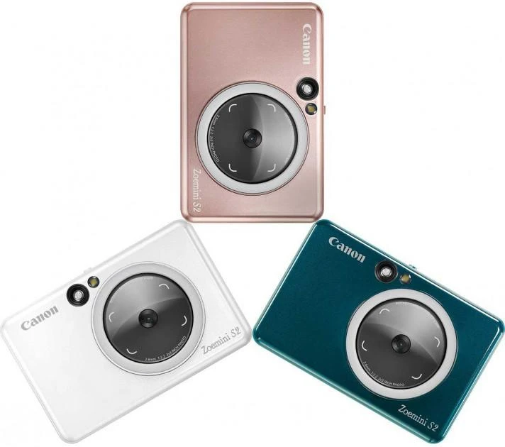 Canon Zoemini S2 mažų nuotraukų spausdintuvas ir fotoaparatas, Perlo baltumo