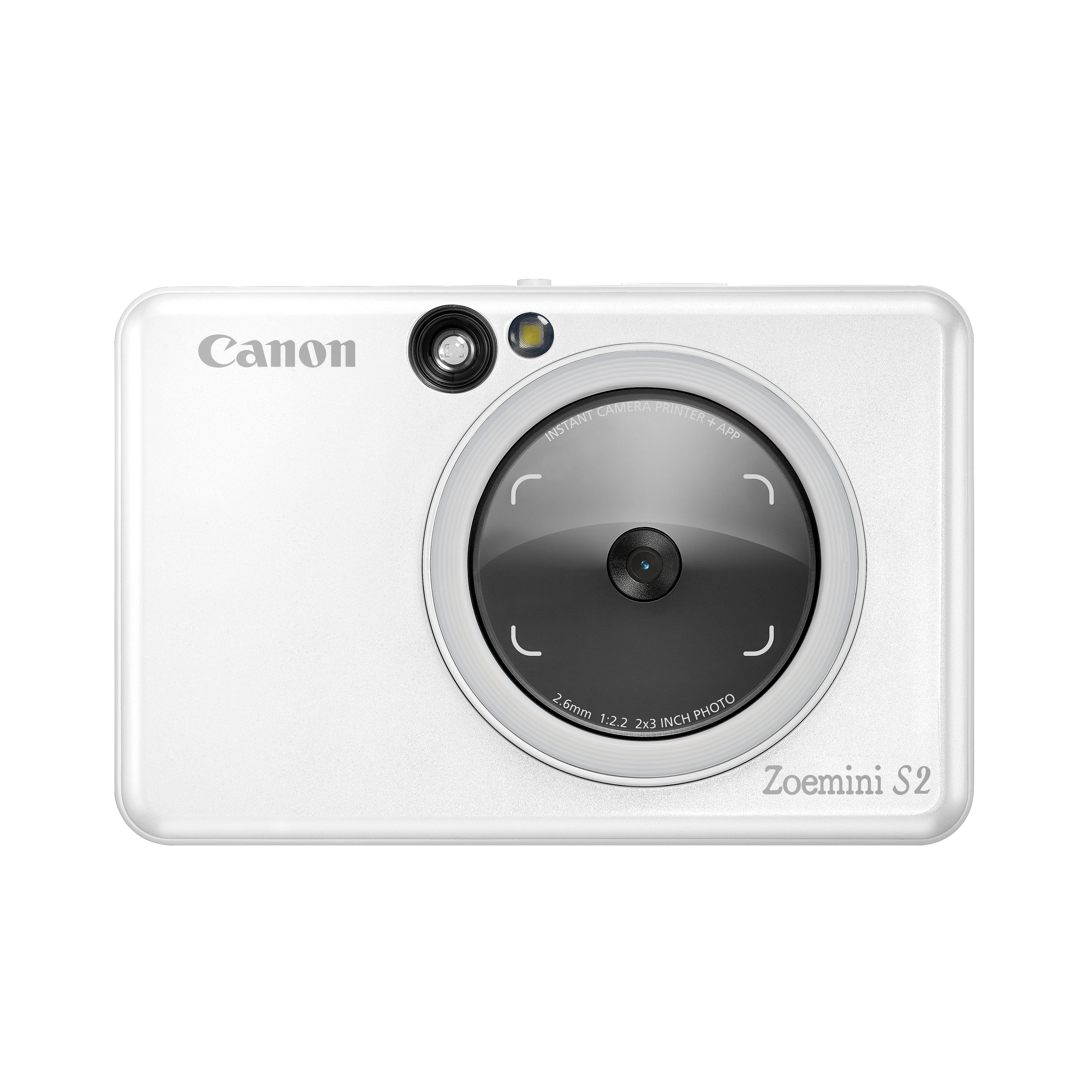 Canon Zoemini S2 mažų nuotraukų spausdintuvas ir fotoaparatas, Perlo baltumo