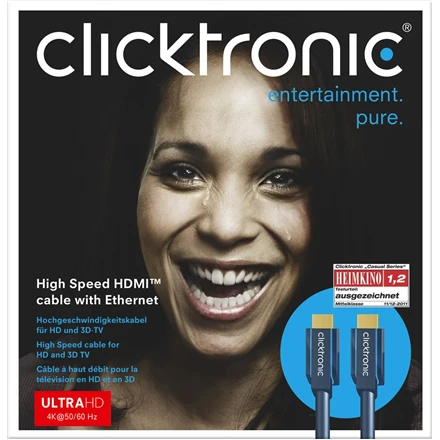 Clicktronic 70304 High Speed HDMI™ kabelis su amžinybe, 3 m Clicktronic