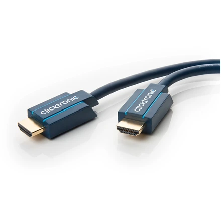 Clicktronic HDMI kabelis su auksuotomis jungtimis