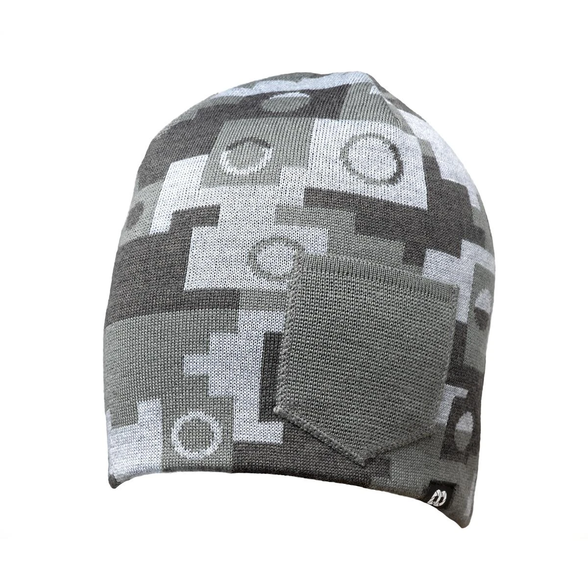 Kepurė - Cooph Beanie WINTER - Gray Camouflage