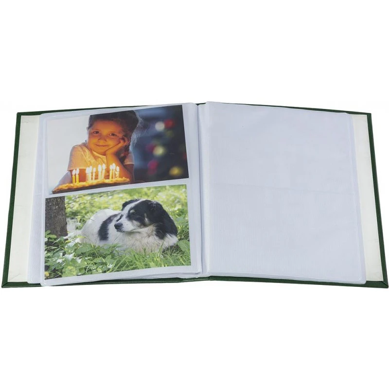 Nuotraukų rėmelis Victoria Collection Albumas MM 10x15/72 Classic, žalias aprašymas - Prekės nuotrauka