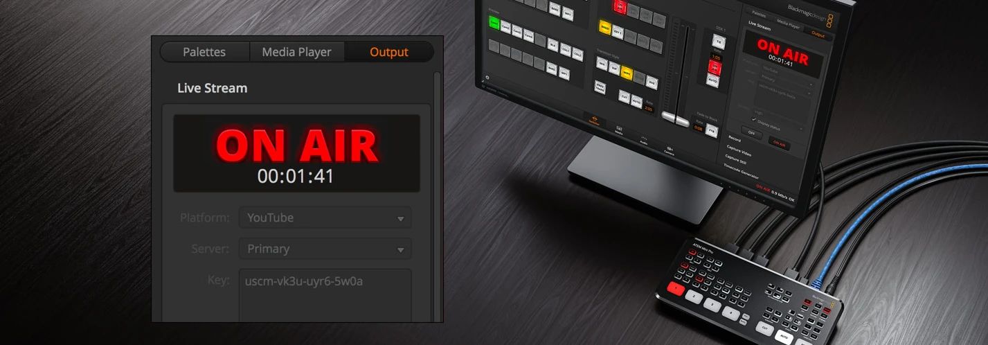 Blackmagic Design „Blackmagic ATEM Mini Pro“ HDMI tiesioginio srauto perjungiklis aprašymas - Prekės nuotrauka