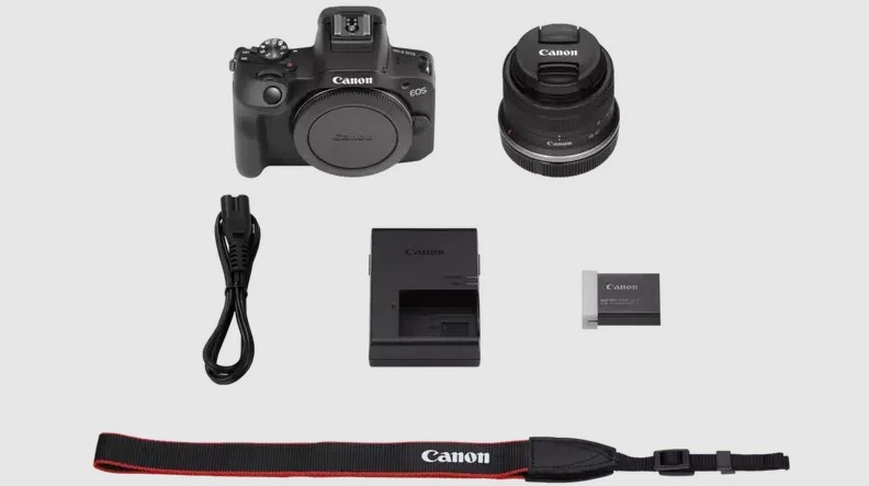 Canon EOS R100 + RF-S 18-45mm F4.5-6.3 IS STM aprašymas - Prekės nuotrauka