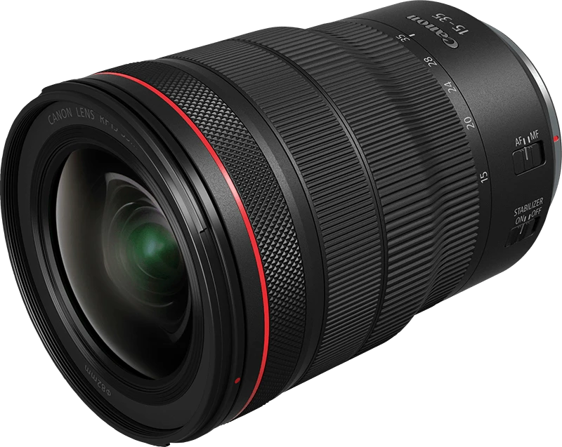 Canon RF 15-35mm F2.8 L IS USM SLR Standartinio priartinimo objektyvas Juoda aprašymas - Prekės nuotrauka