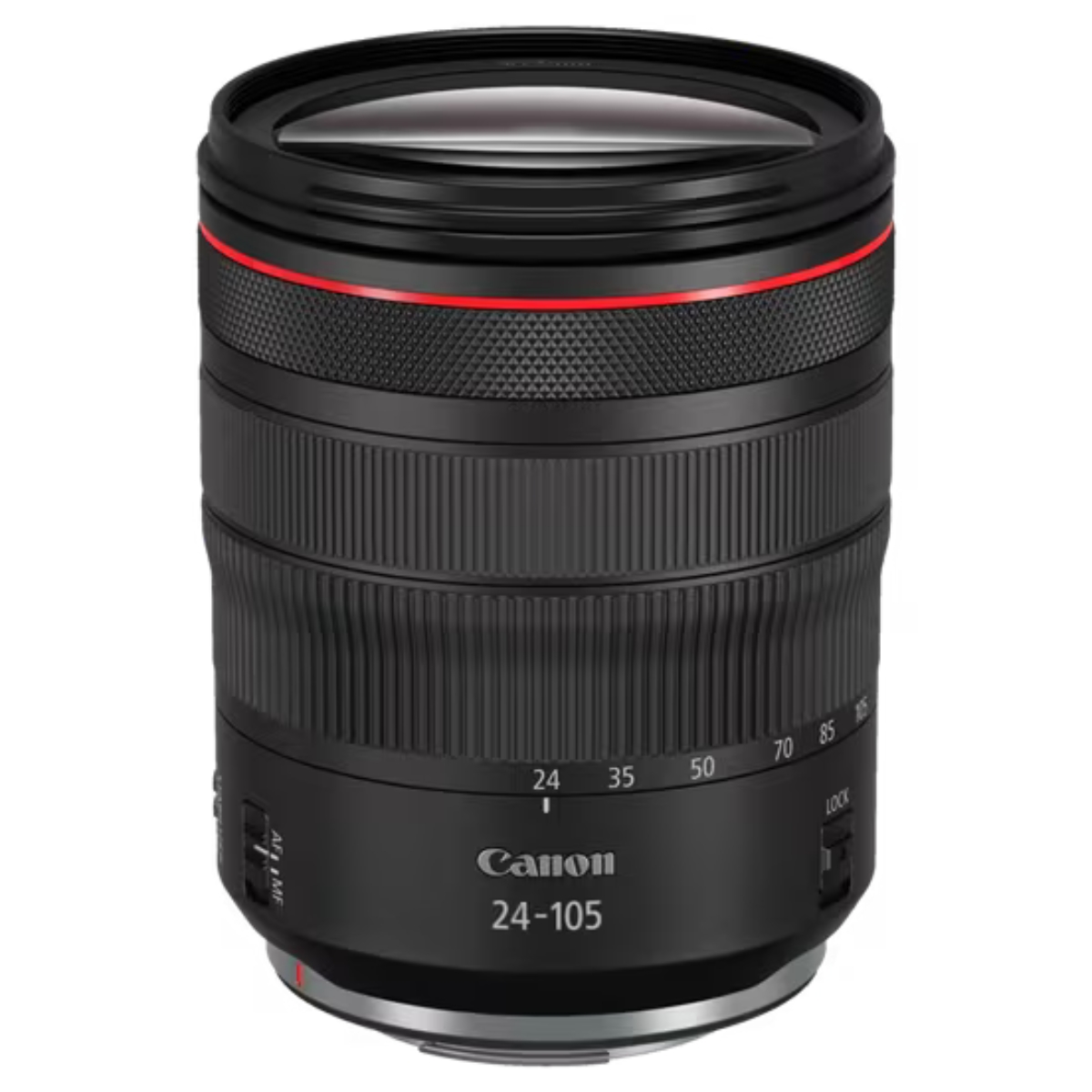 Objektyvas Canon RF 24-105mm F4L IS USM baltas box aprašymas - Prekės nuotrauka
