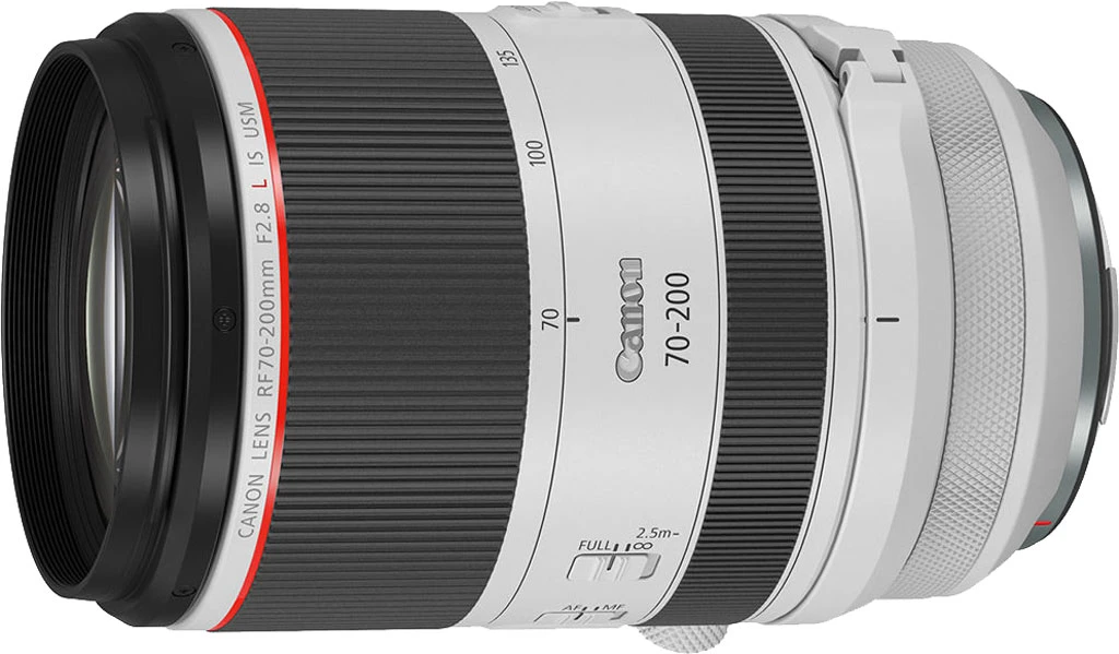 Canon RF 70-200mm F2.8L IS USM MILC/SLR Priartinimo teleobjektyvas Juoda, Balta aprašymas - Prekės nuotrauka