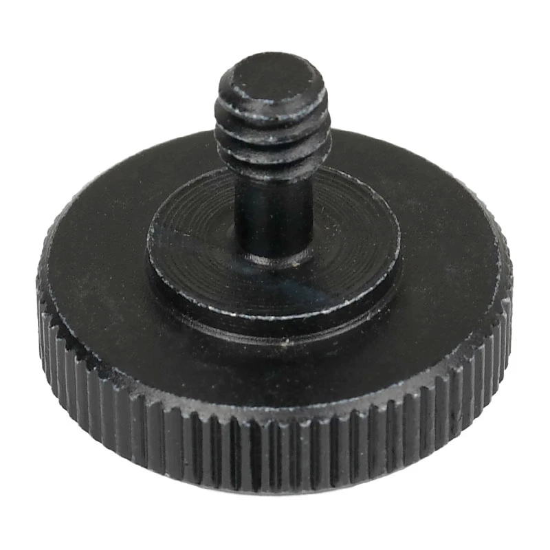 Caruba adapter screw 1/4"M 1/4"F with metal grip juodas aprašymas - Prekės nuotrauka
