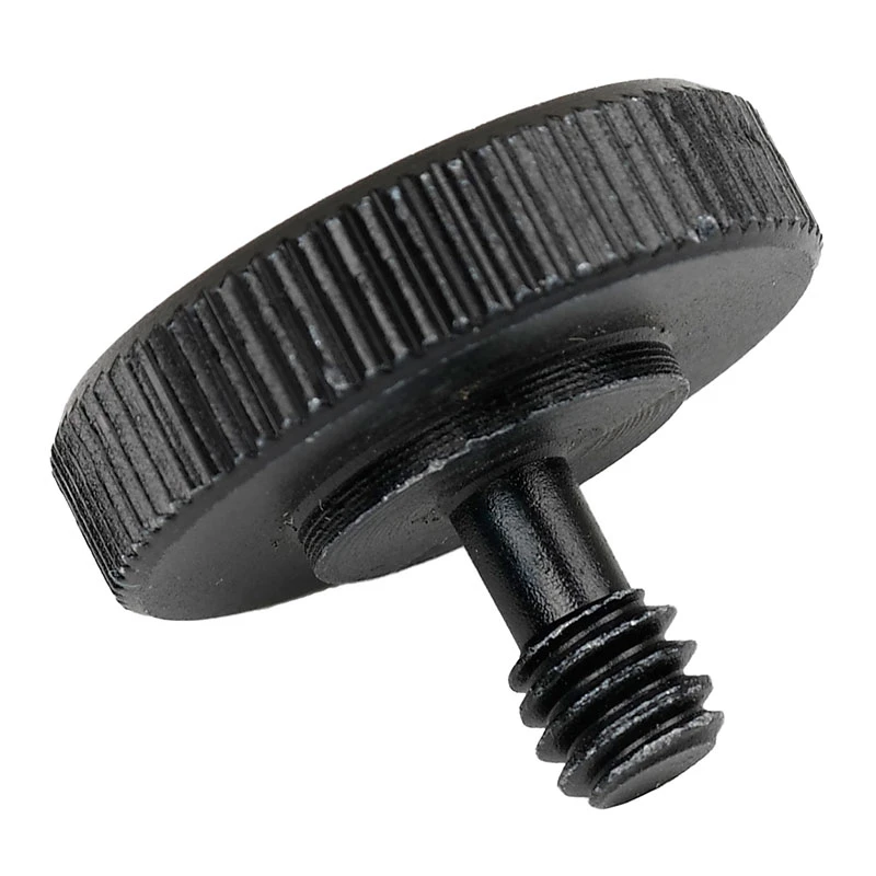 Caruba adapter screw 1/4"M 1/4"F with metal grip juodas aprašymas - Prekės nuotrauka