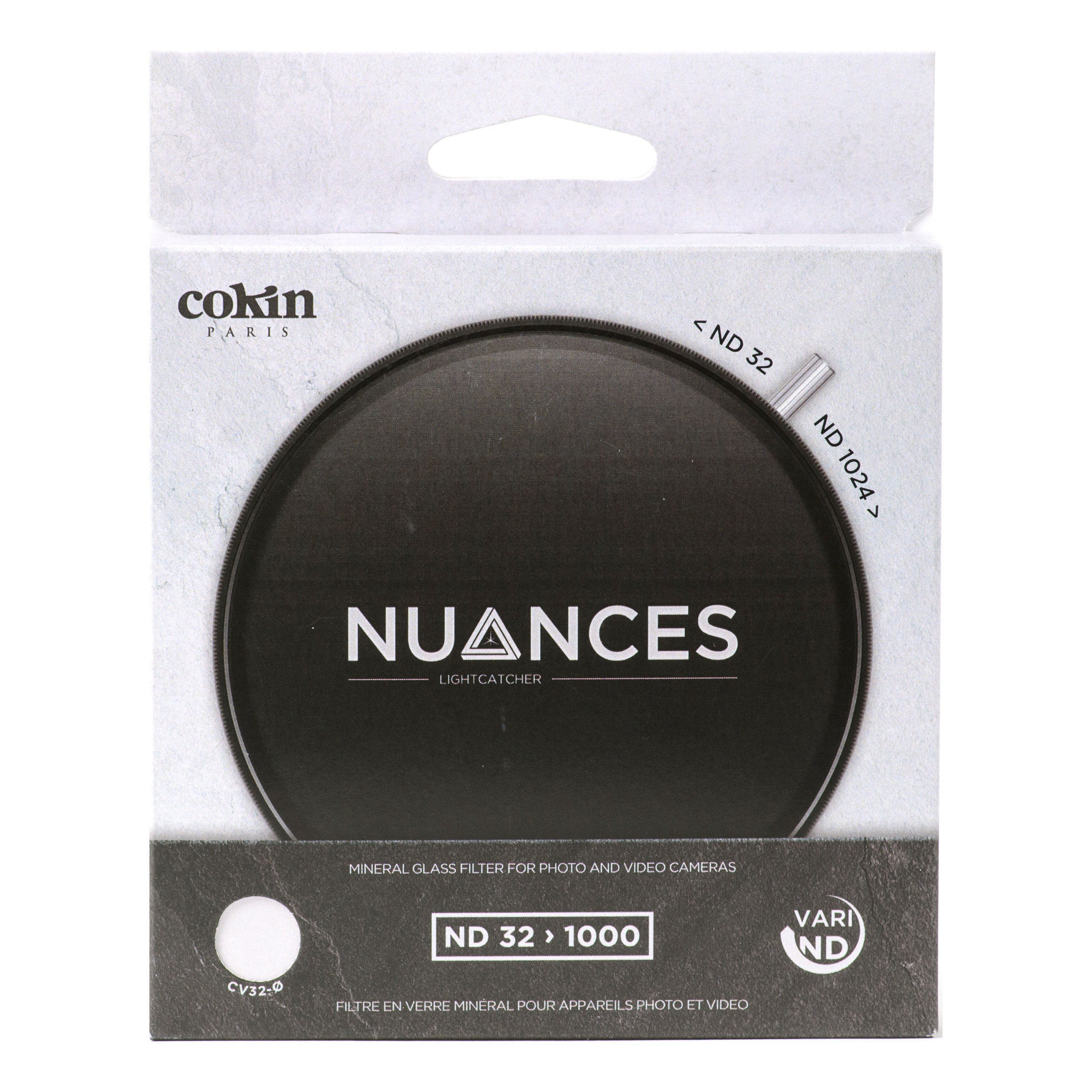 Cokin Round NUANCES Vari NDX 32-1000 67mm 5-10 f-stop aprašymas - Prekės nuotrauka