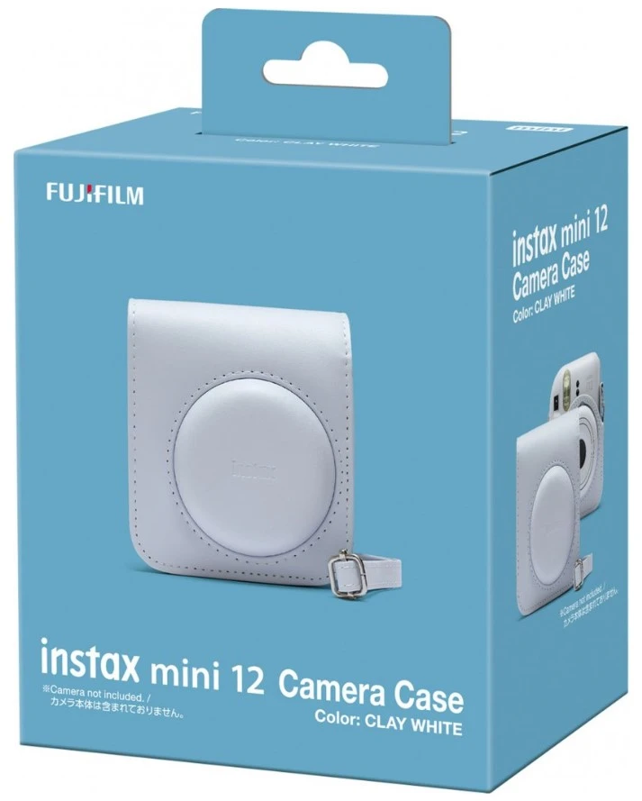 Dėklas Fujifilm instax mini 12 CLAY Baltas aprašymas - Prekės nuotrauka
